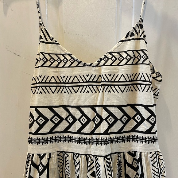 Cotton Vero Moda Sophiza Tiered Maxi Dress Size Xl - Picture 2 of 5